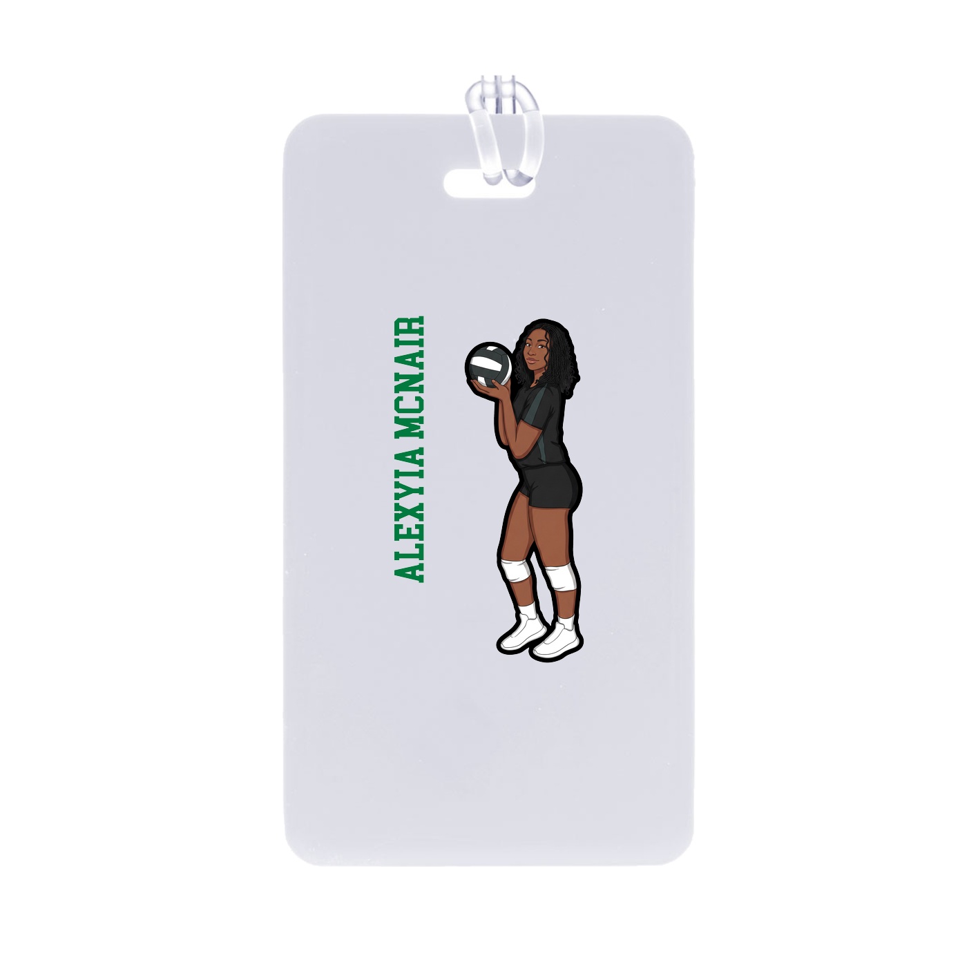 Bag Tag — Name Vertical in Classic