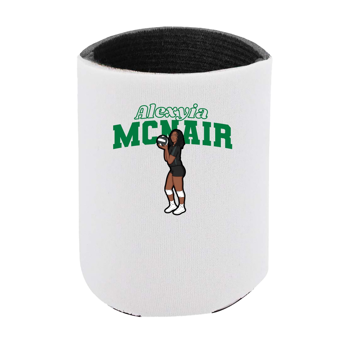 Can Holder — Name Arch in White