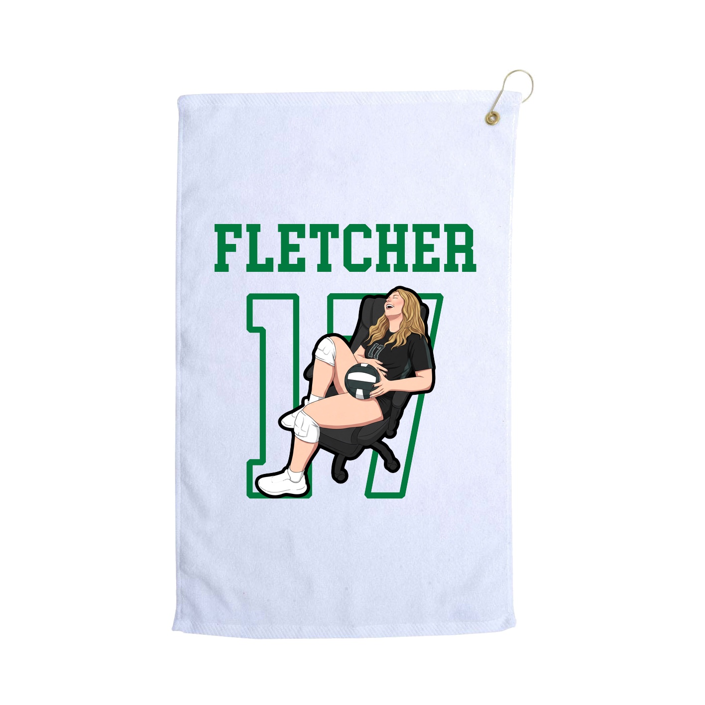 Golf Towel — Shirsey in White