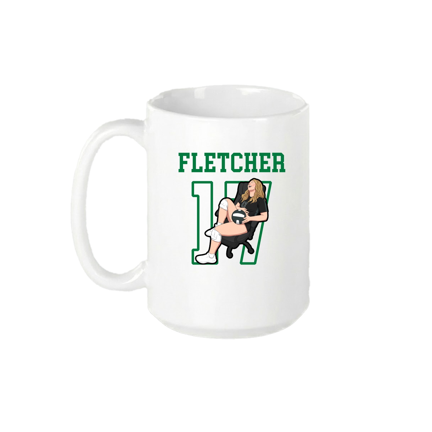 15oz Coffee Mug — Shirsey in White