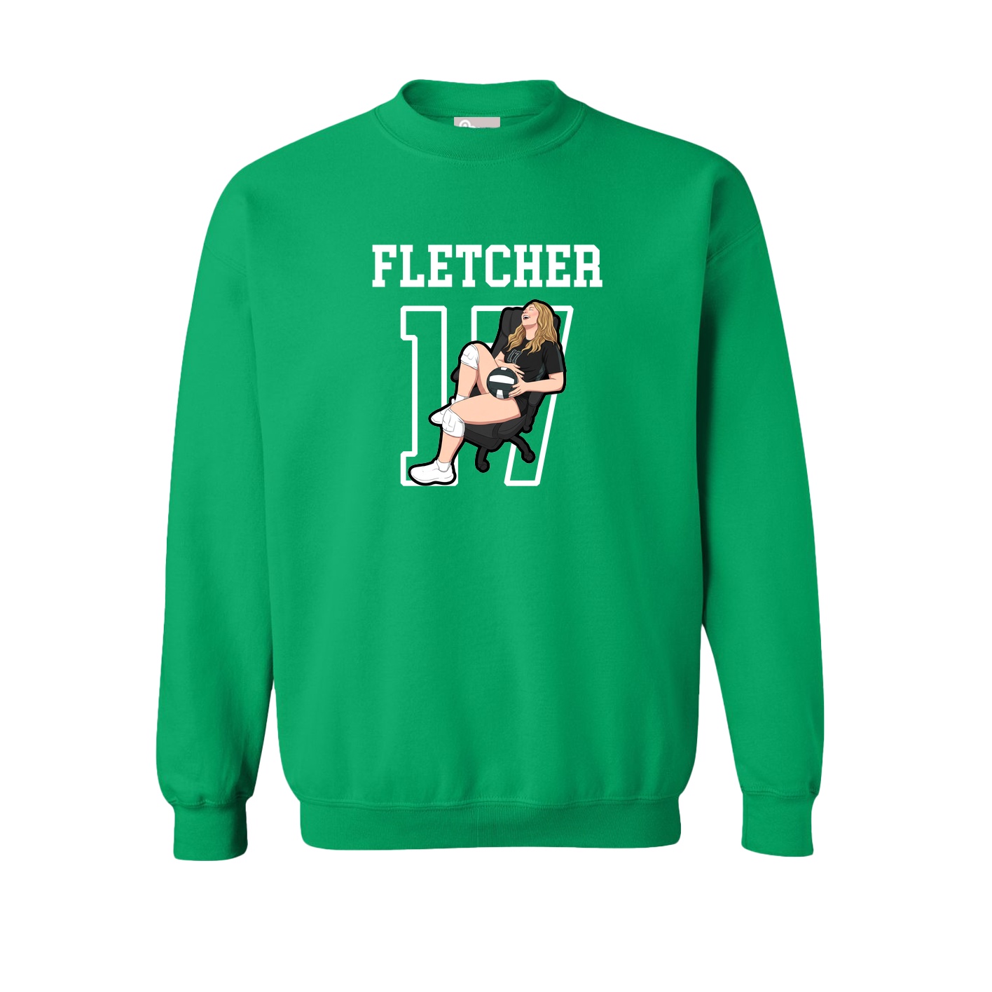 Fleece Crew — Shirsey in Green