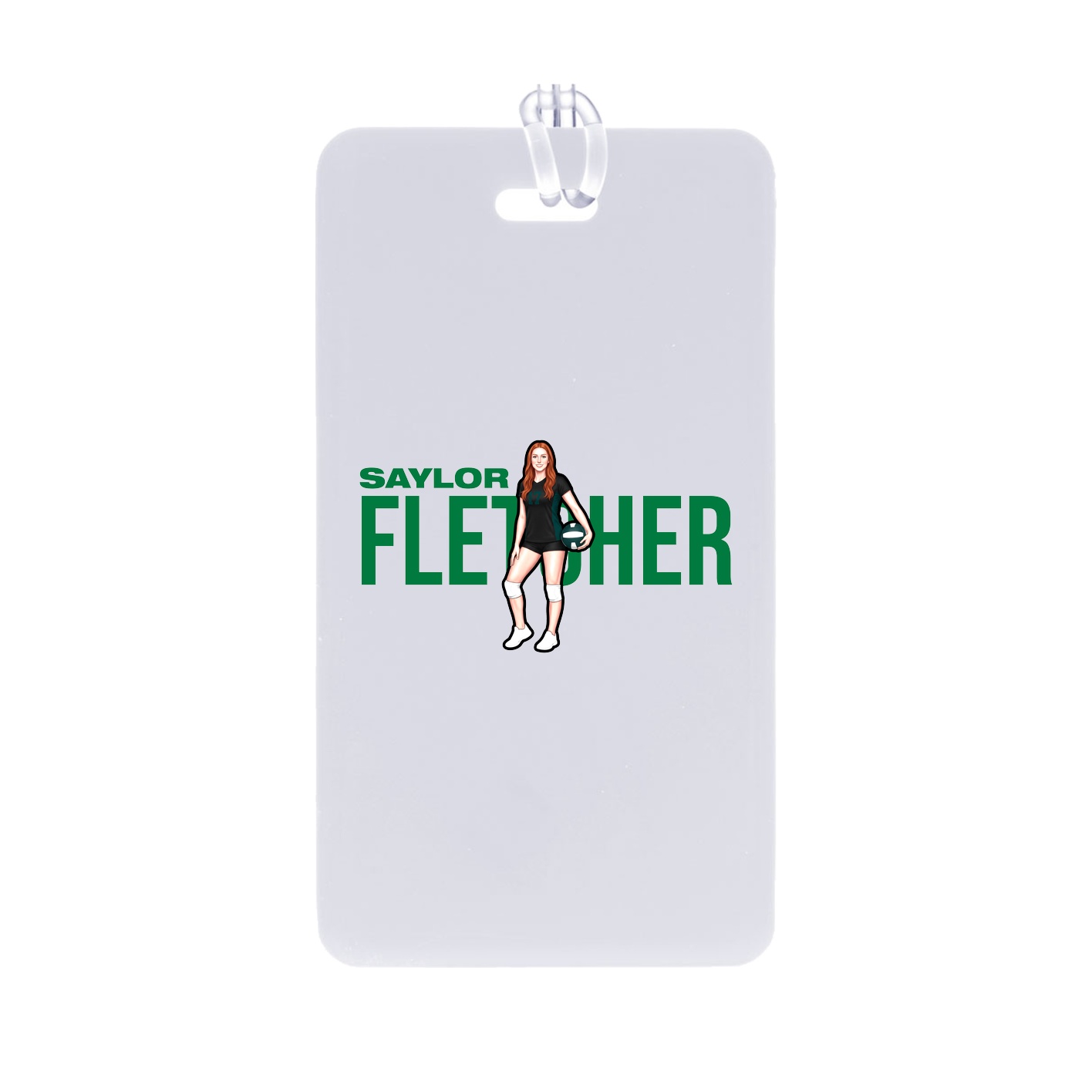 Bag Tag — Player Name in Classic
