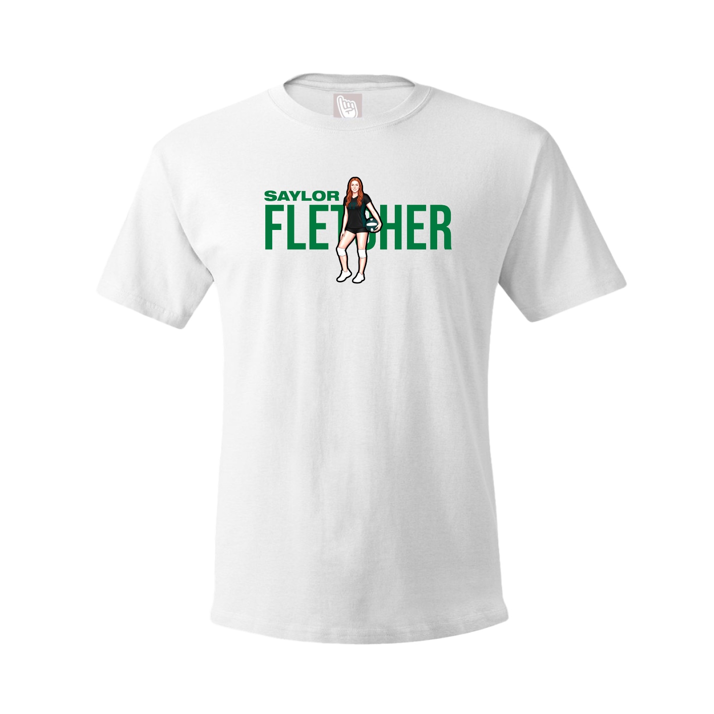Youth Tee — Player Name in White