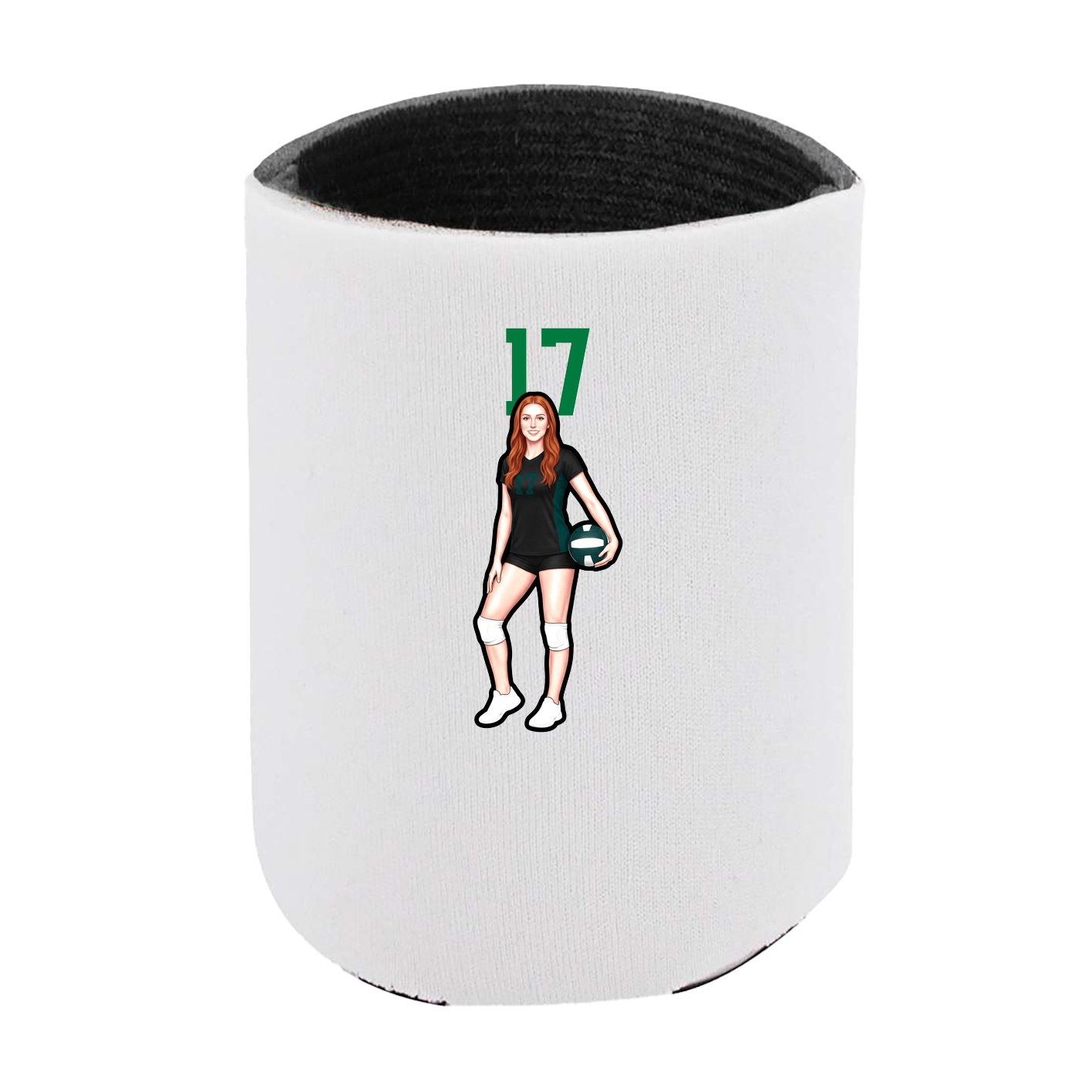 Can Holder — Number Top in White