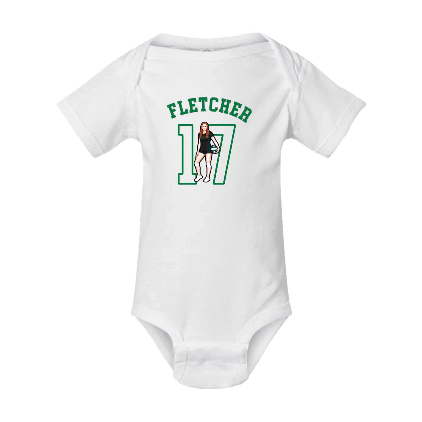 Baby Onesie — Shirsey Arch in White