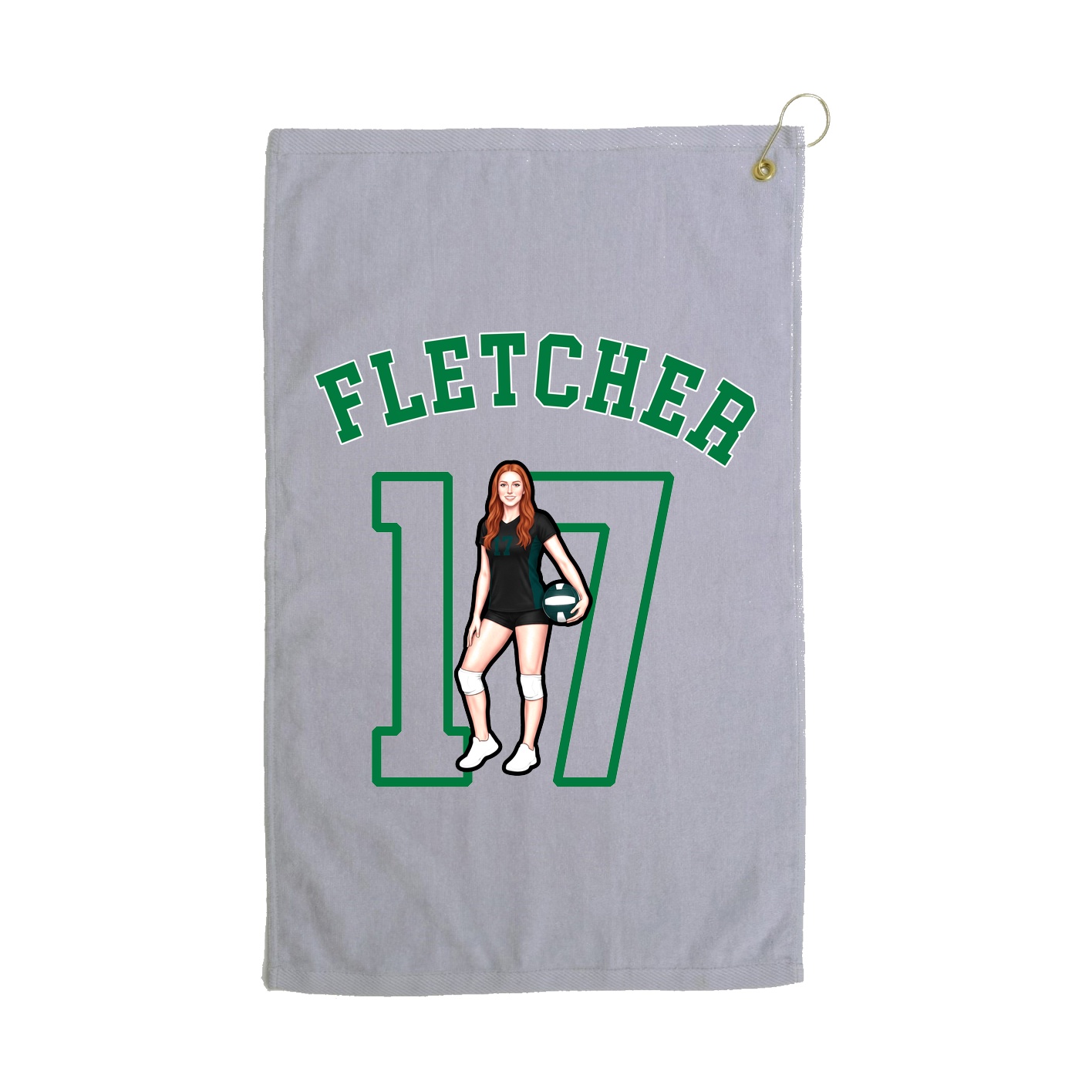 Golf Towel — Shirsey Arch in Grey