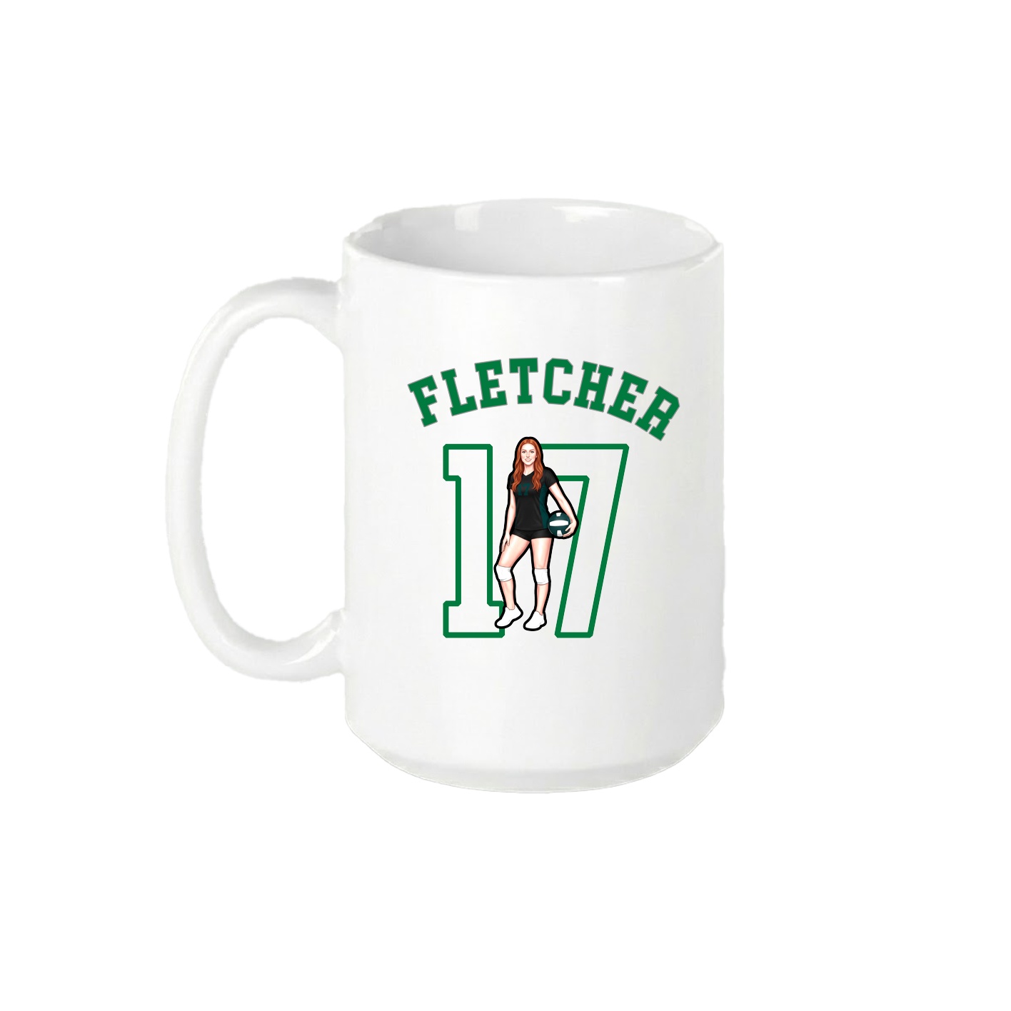 15oz Coffee Mug — Shirsey Arch in White