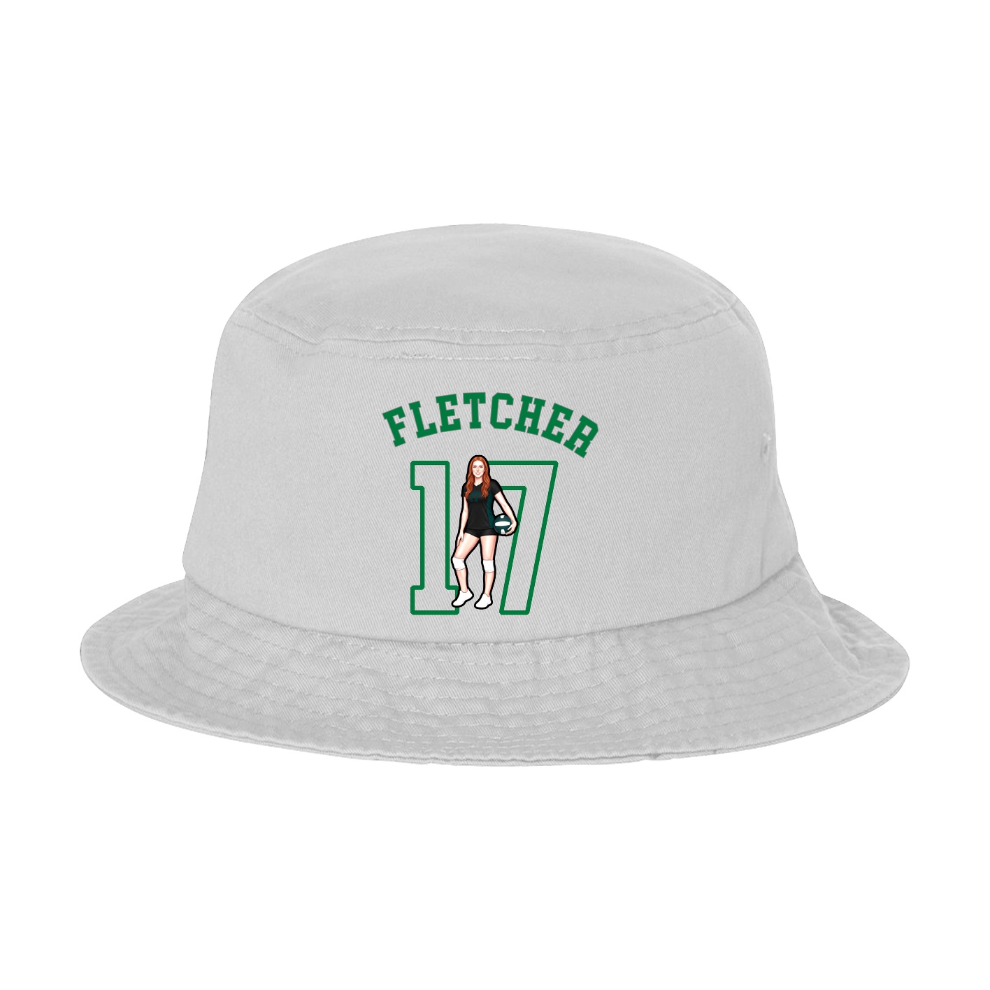 Bucket Cap — Shirsey Arch in White