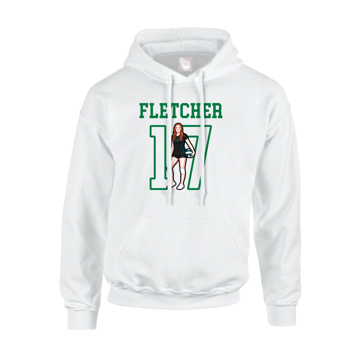 Youth Hoodie — Shirsey in White