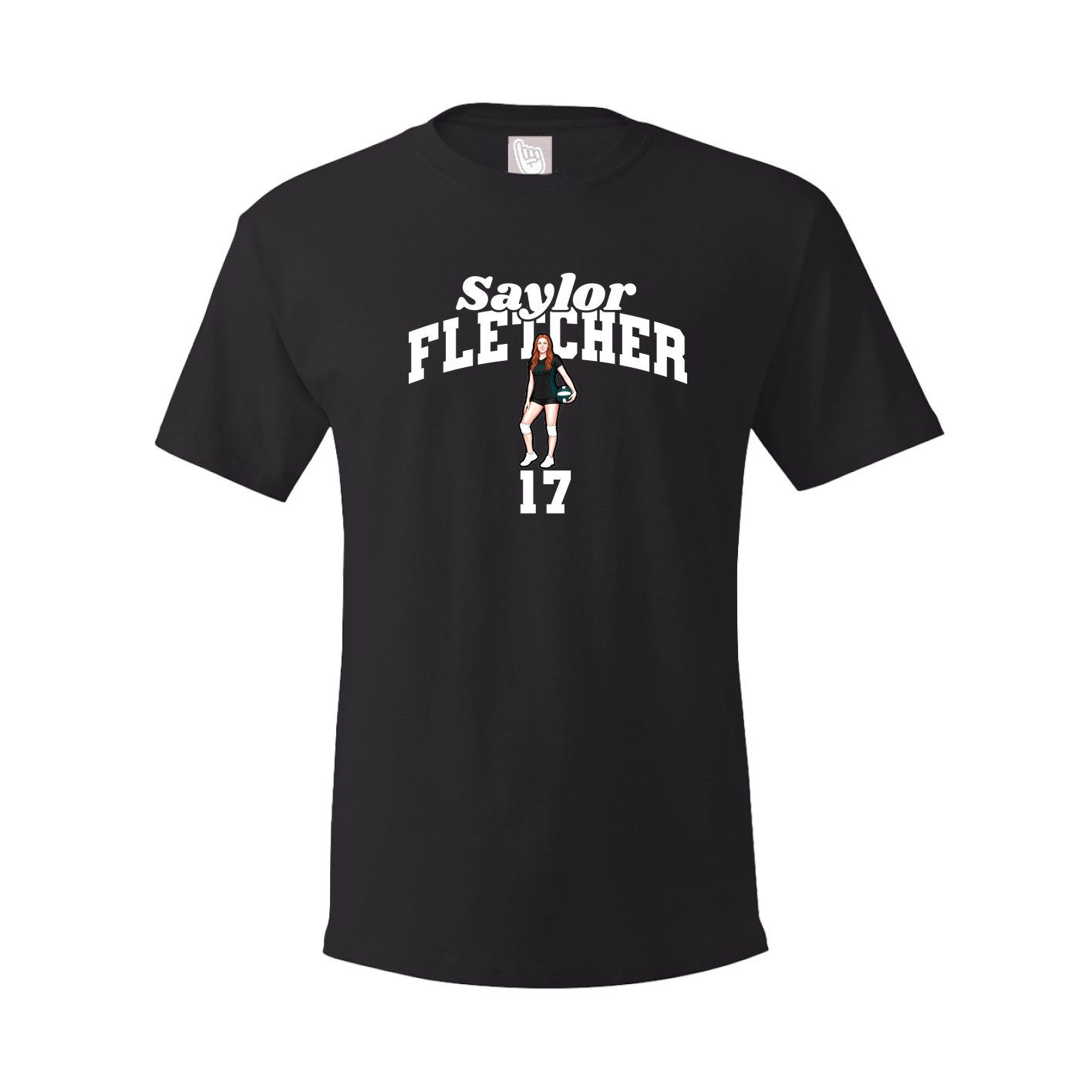 Youth Tee — Signature Arch in Black