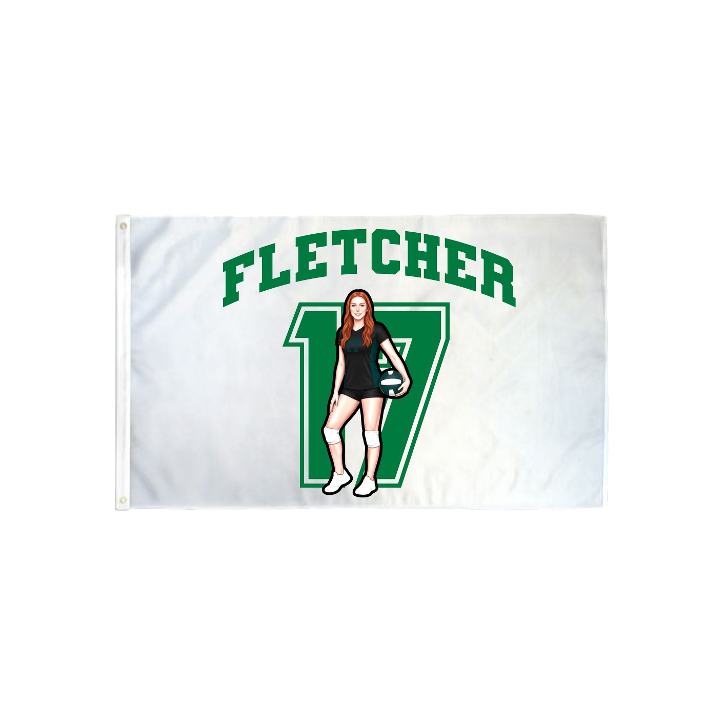 3x5 Flag — Number in Classic