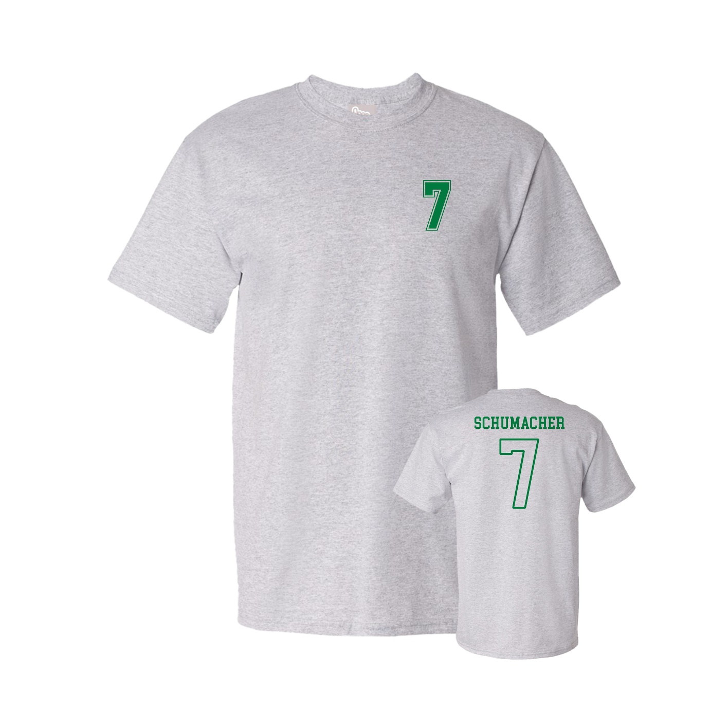 Tee — Chest Back in Grey