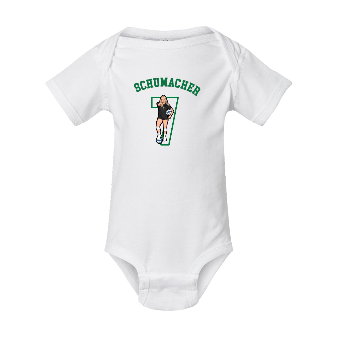 Baby Onesie — Shirsey Arch in White