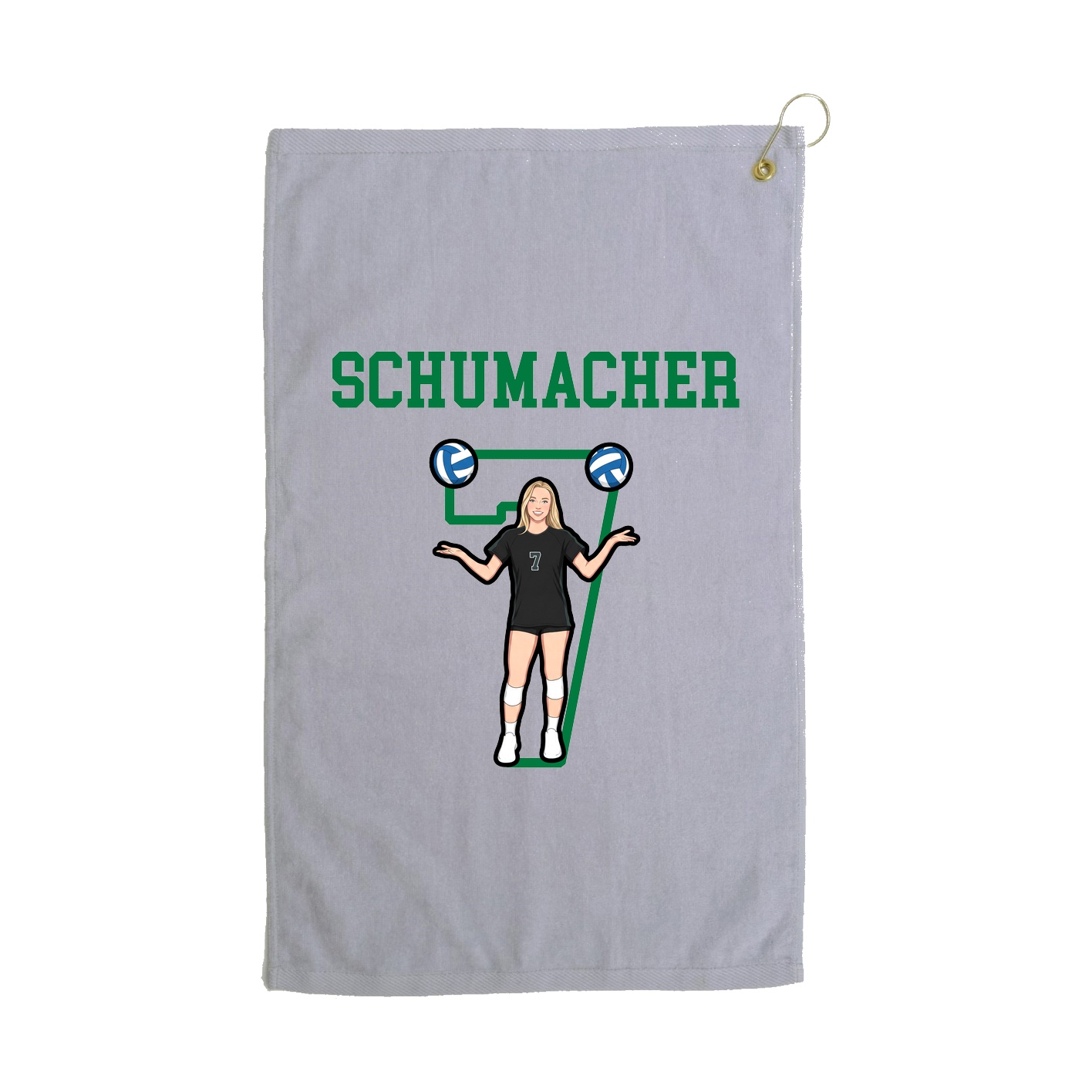 Golf Towel — Shirsey in Grey
