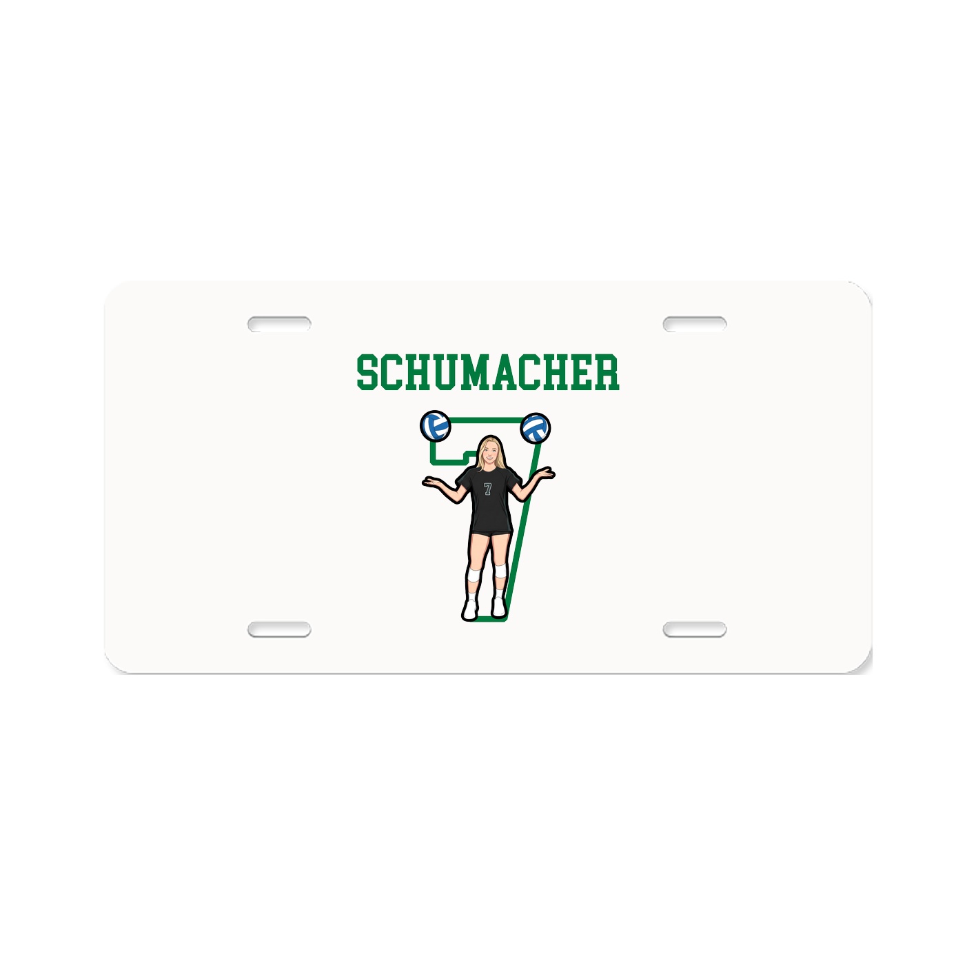 License Plate — Shirsey in Classic