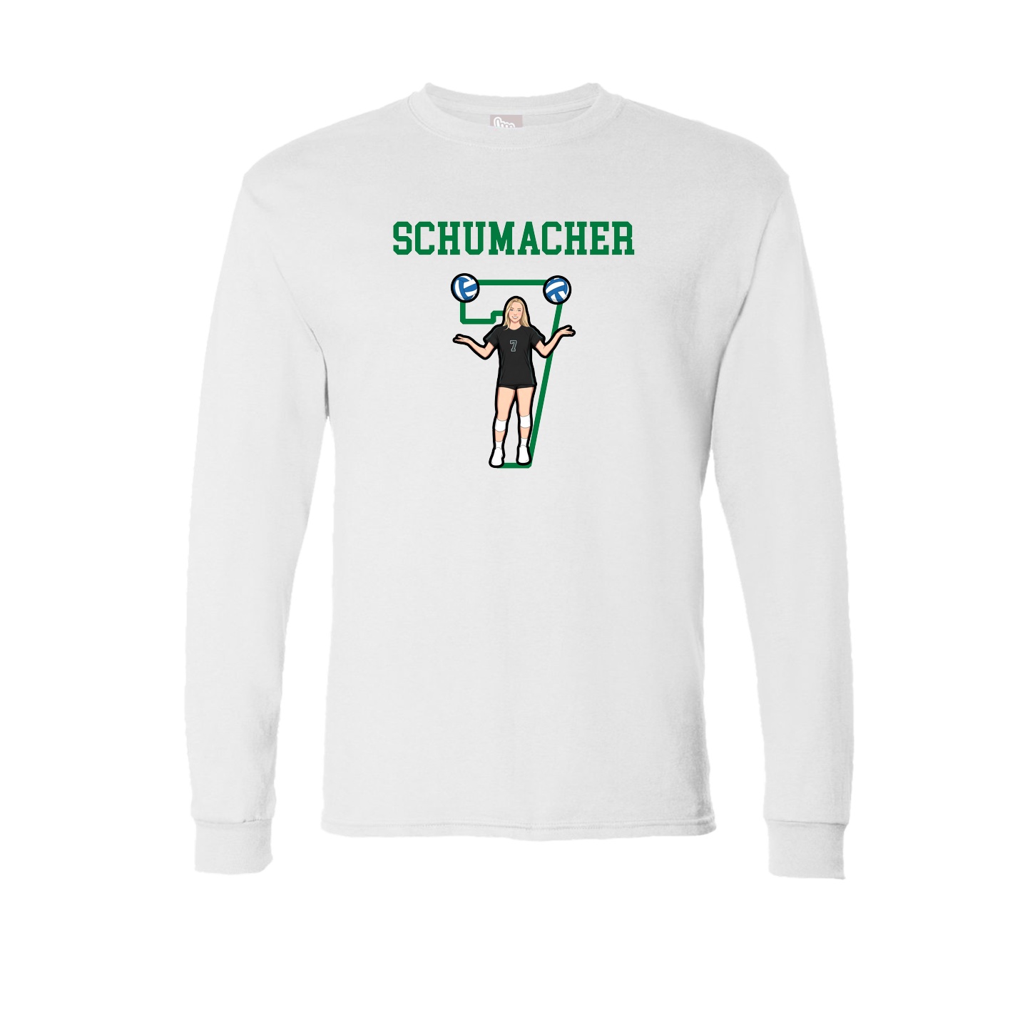 Long Sleeve Tee — Shirsey in White