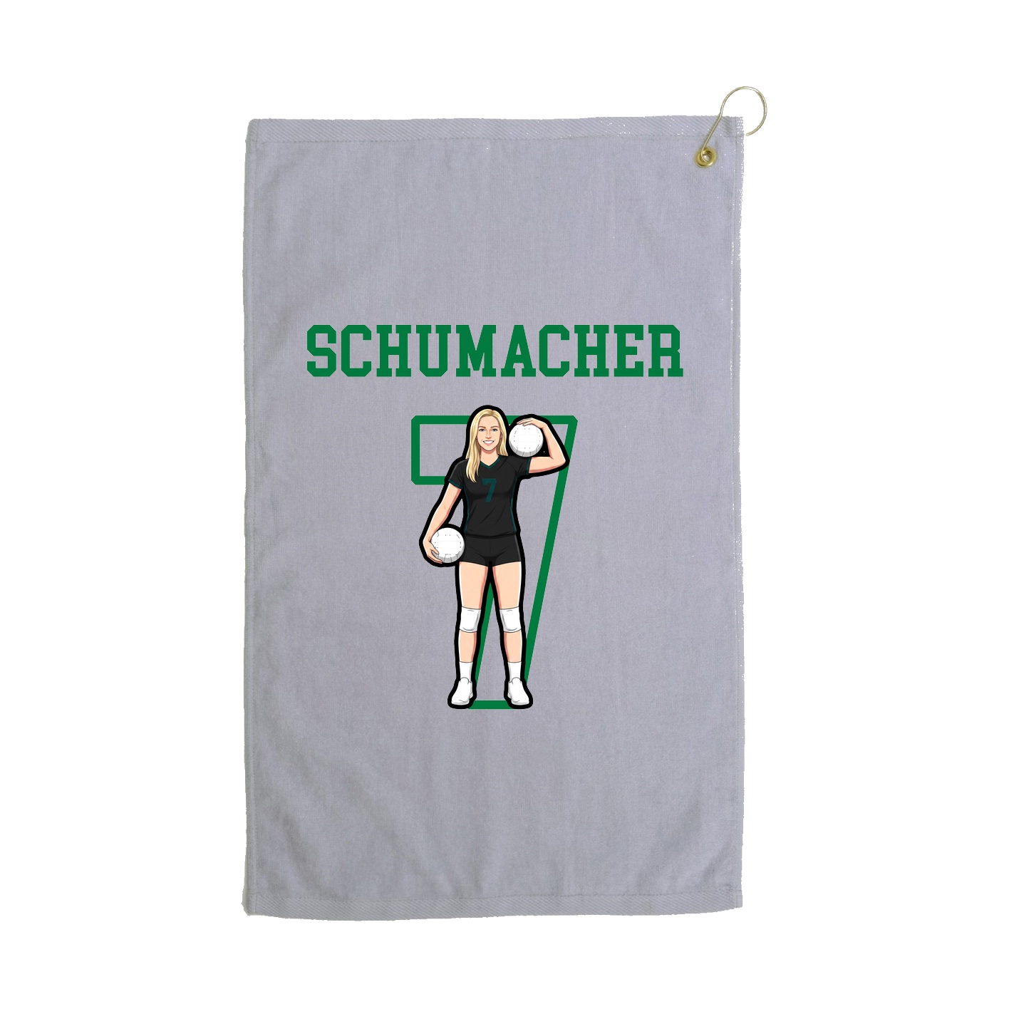 Golf Towel — Shirsey in Grey
