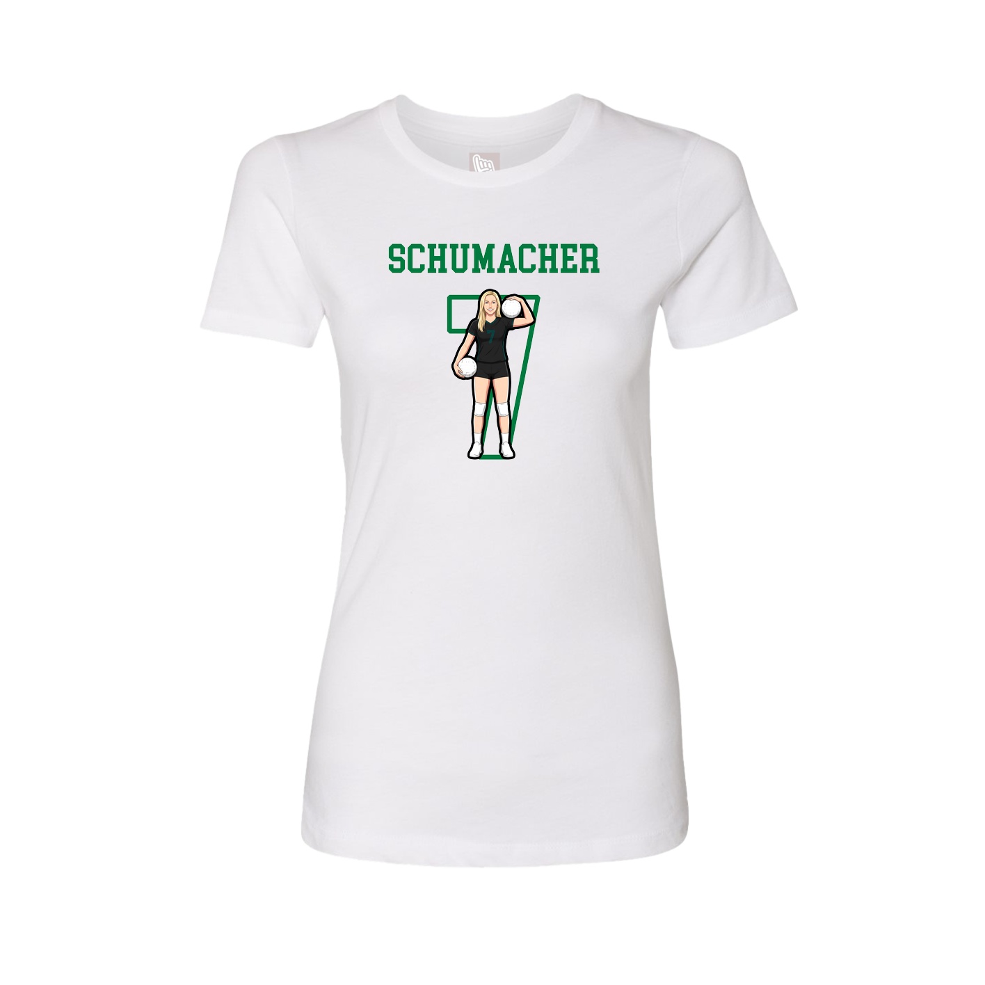 Fitted Women's Tee — Shirsey in White