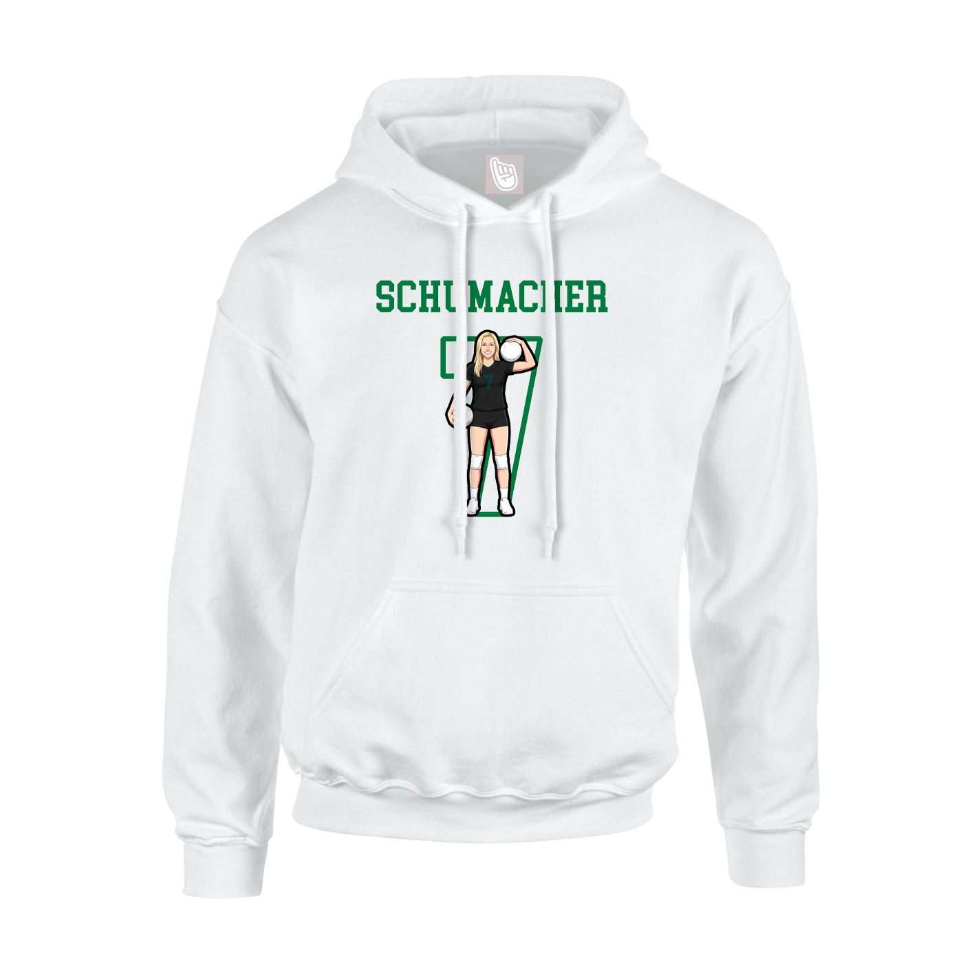 Youth Hoodie — Shirsey in White