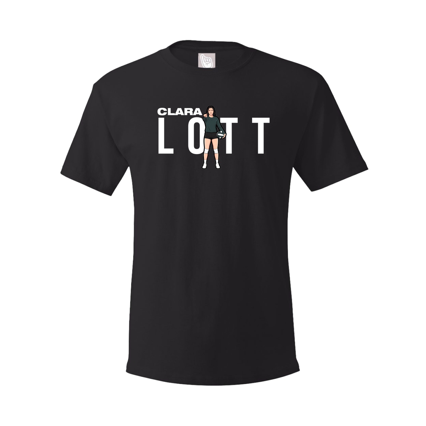 Youth Tee — Player Name in Black