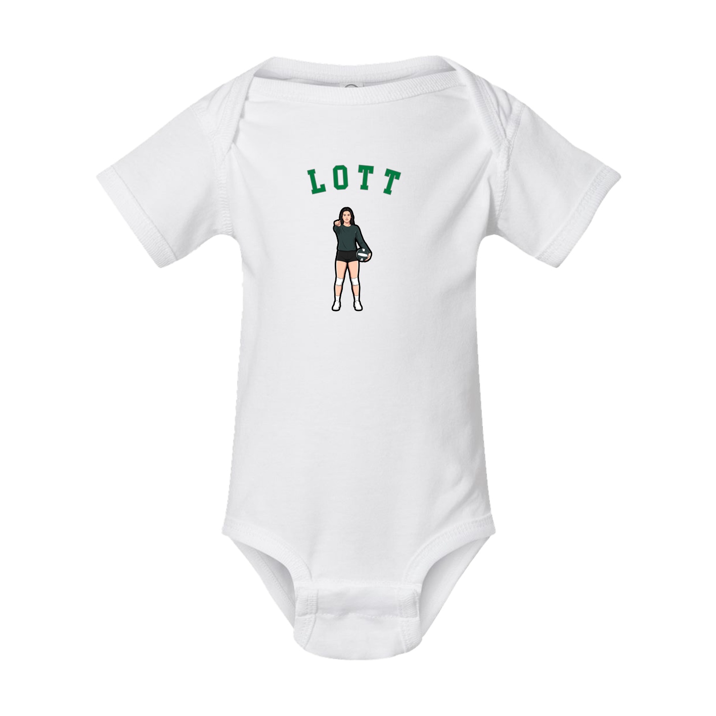 Baby Onesie — Shirsey Arch in White