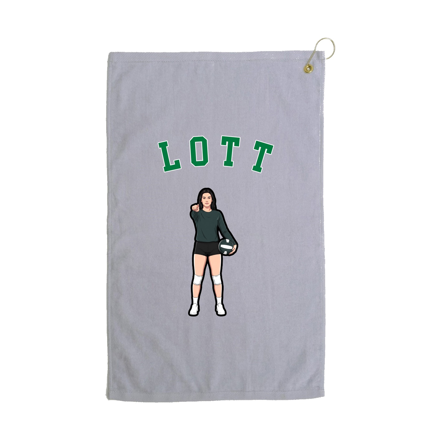 Golf Towel — Shirsey Arch in Grey