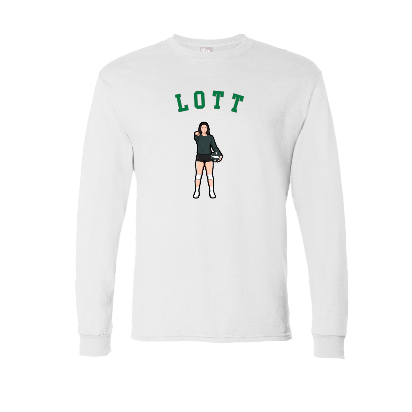 Long Sleeve Tee — Shirsey Arch in White
