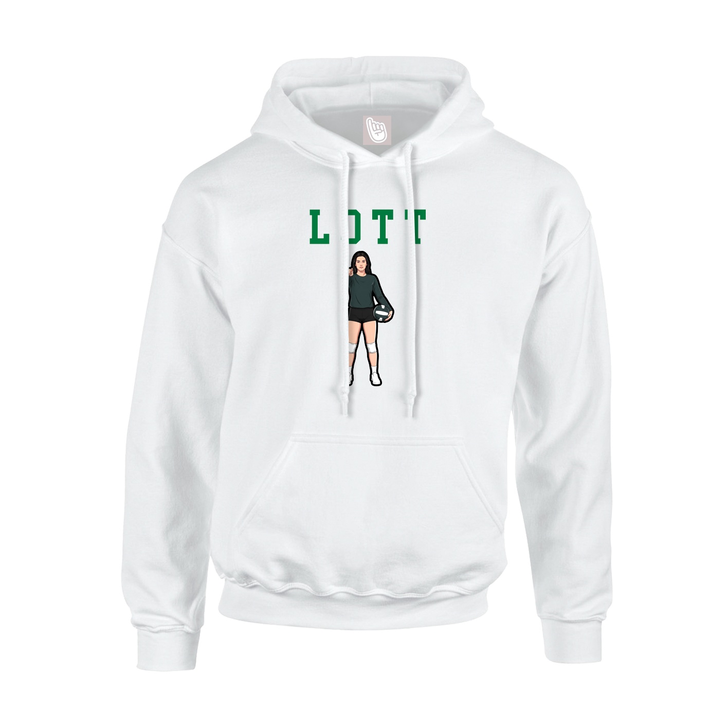 Youth Hoodie — Shirsey in White