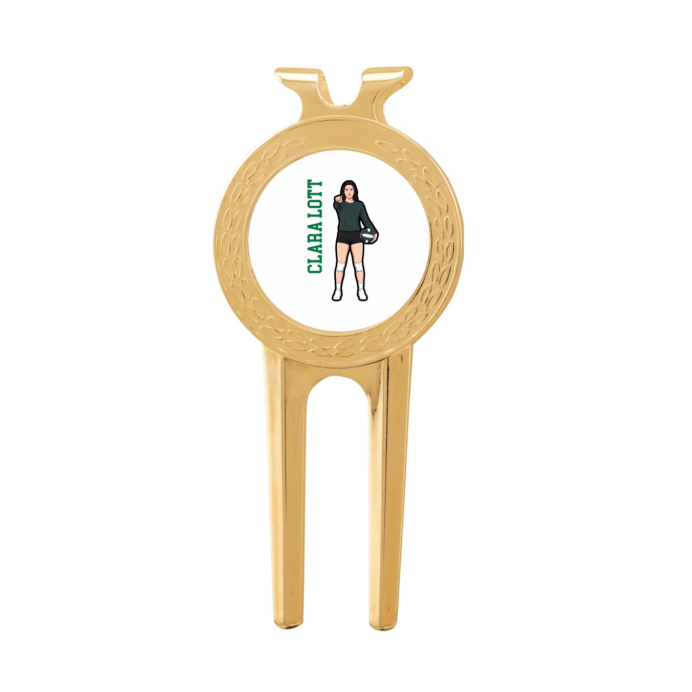 Divot Tool with Ball Marker — Name Vertical in Classic