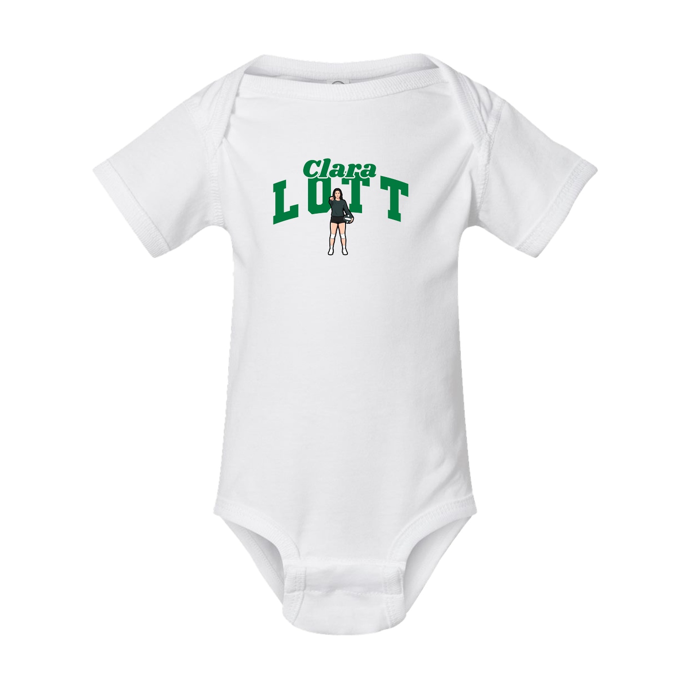 Baby Onesie — Signature Arch in White