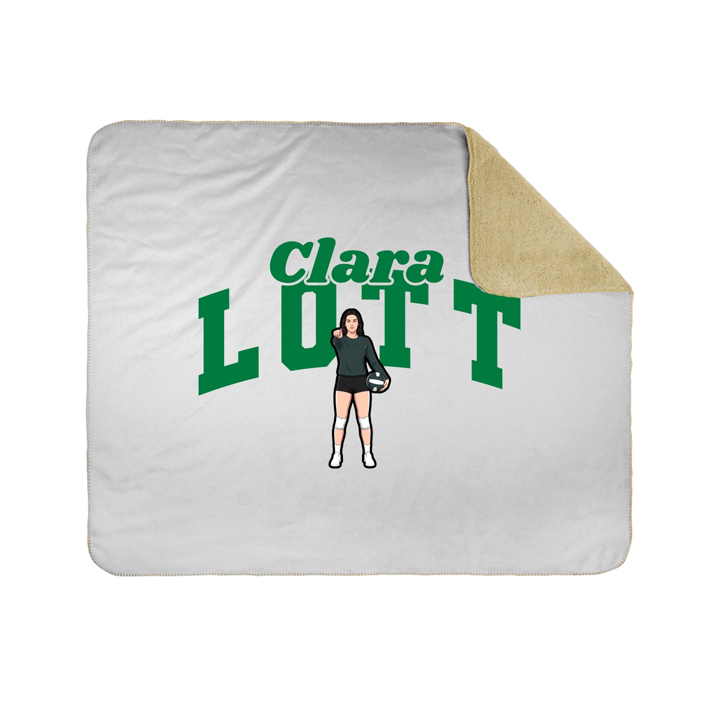 Throw Blanket — Signature Arch in White