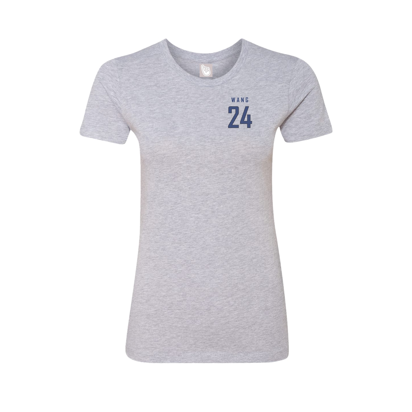 Fitted Women's Tee — Mesh Shirsey in Grey
