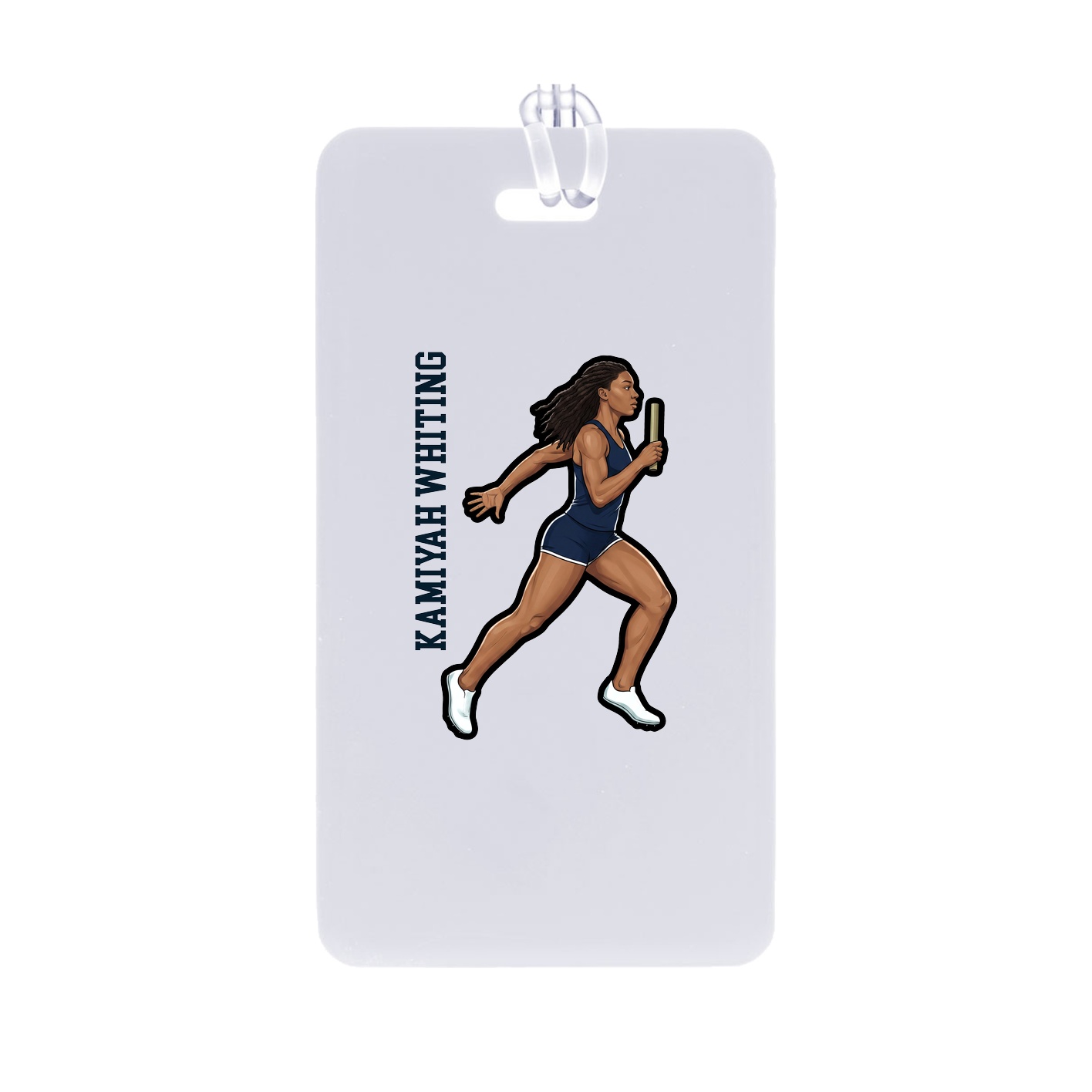 Bag Tag — Name Vertical in Classic
