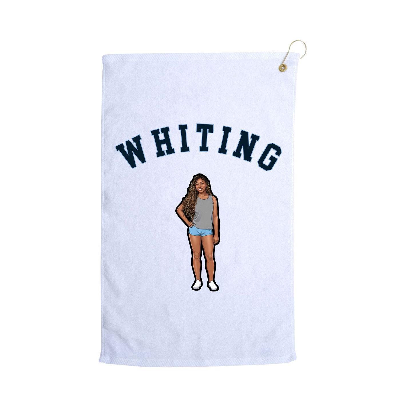 Golf Towel — Shirsey Arch in White