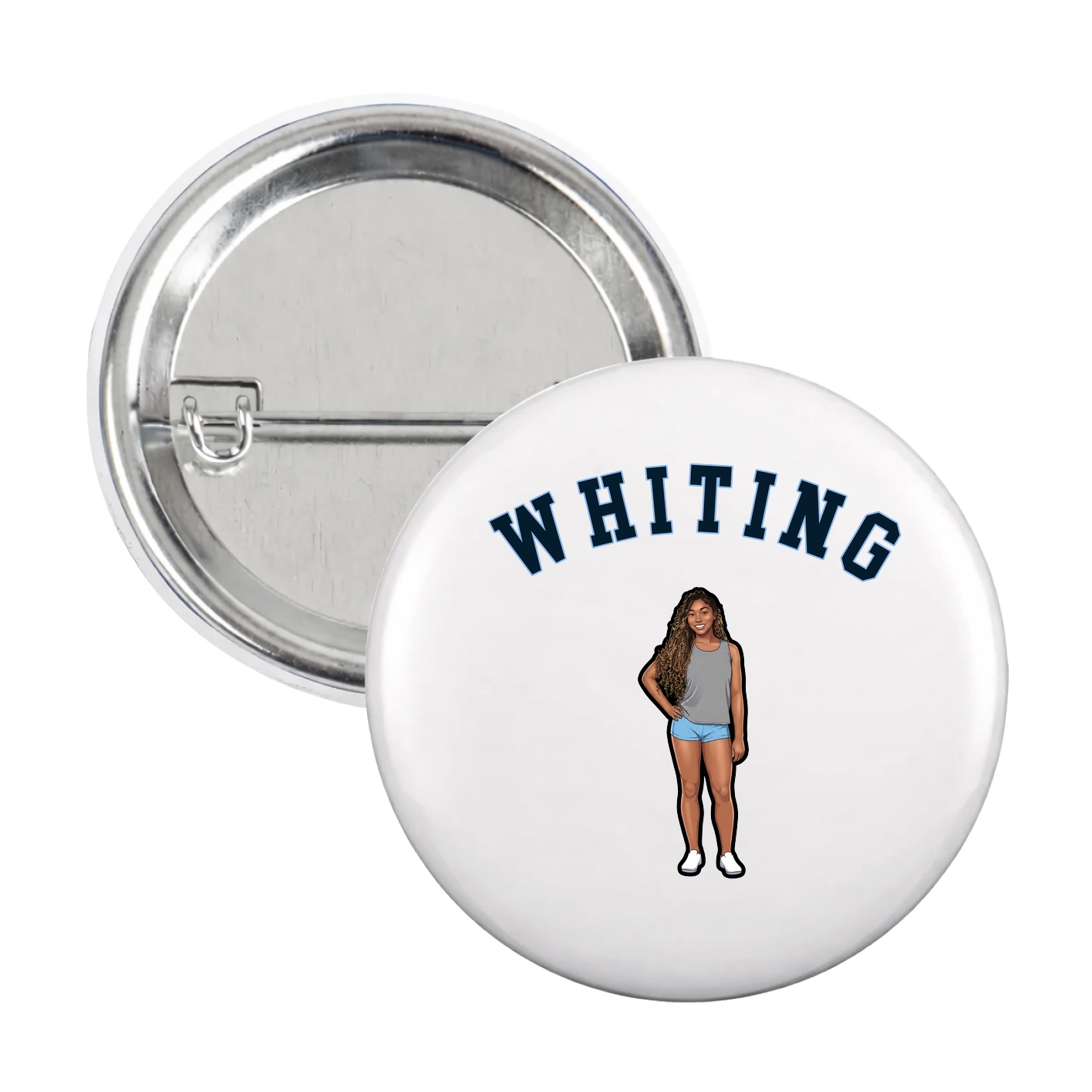 Game Day Button — Shirsey Arch in White