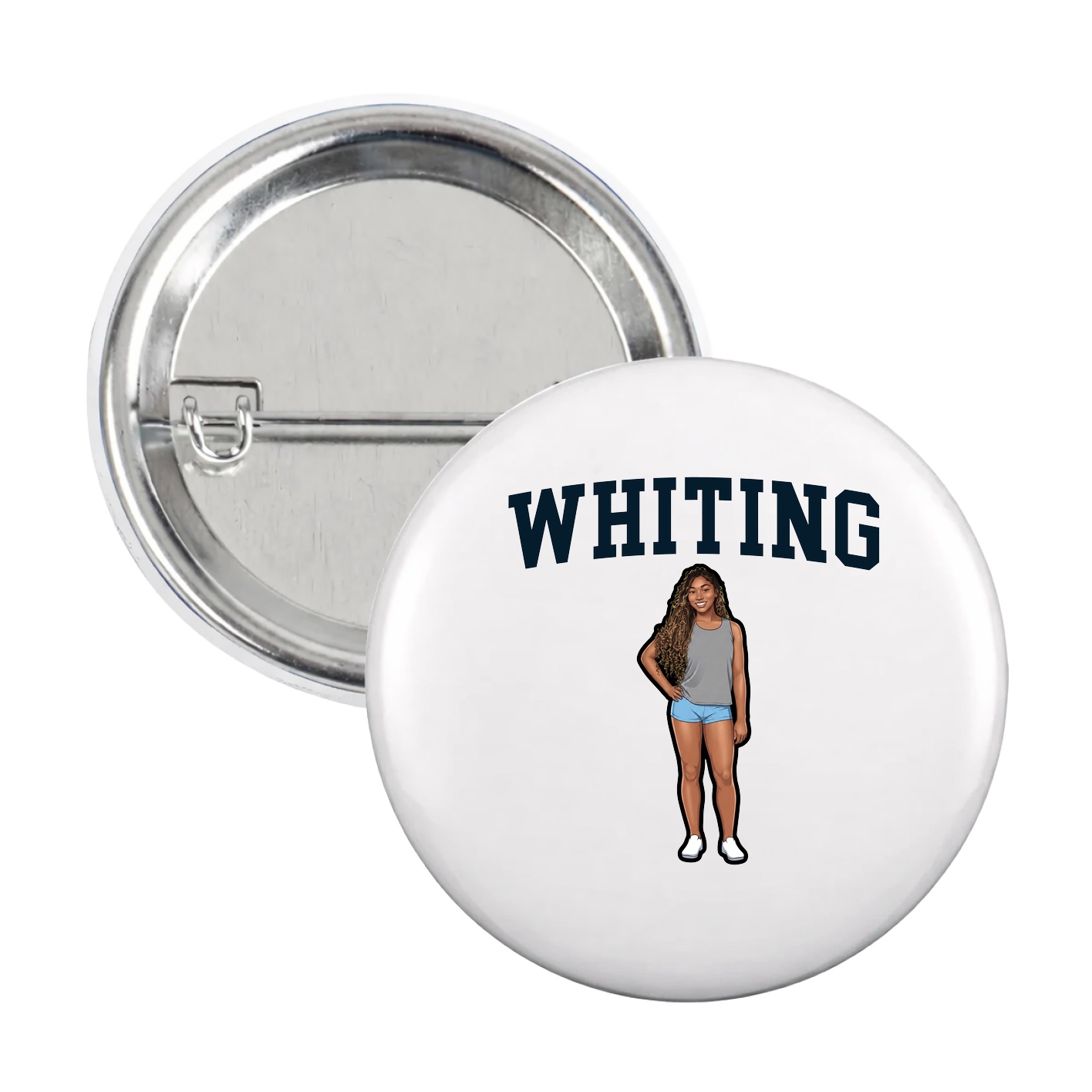 Game Day Button — Shirsey in White