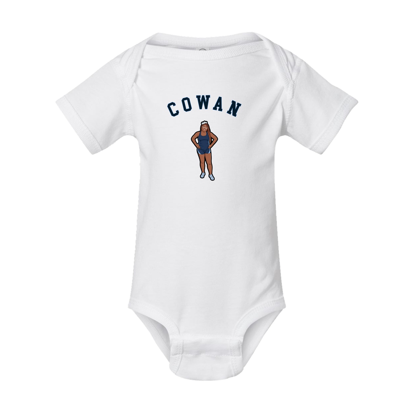 Baby Onesie — Shirsey Arch in White