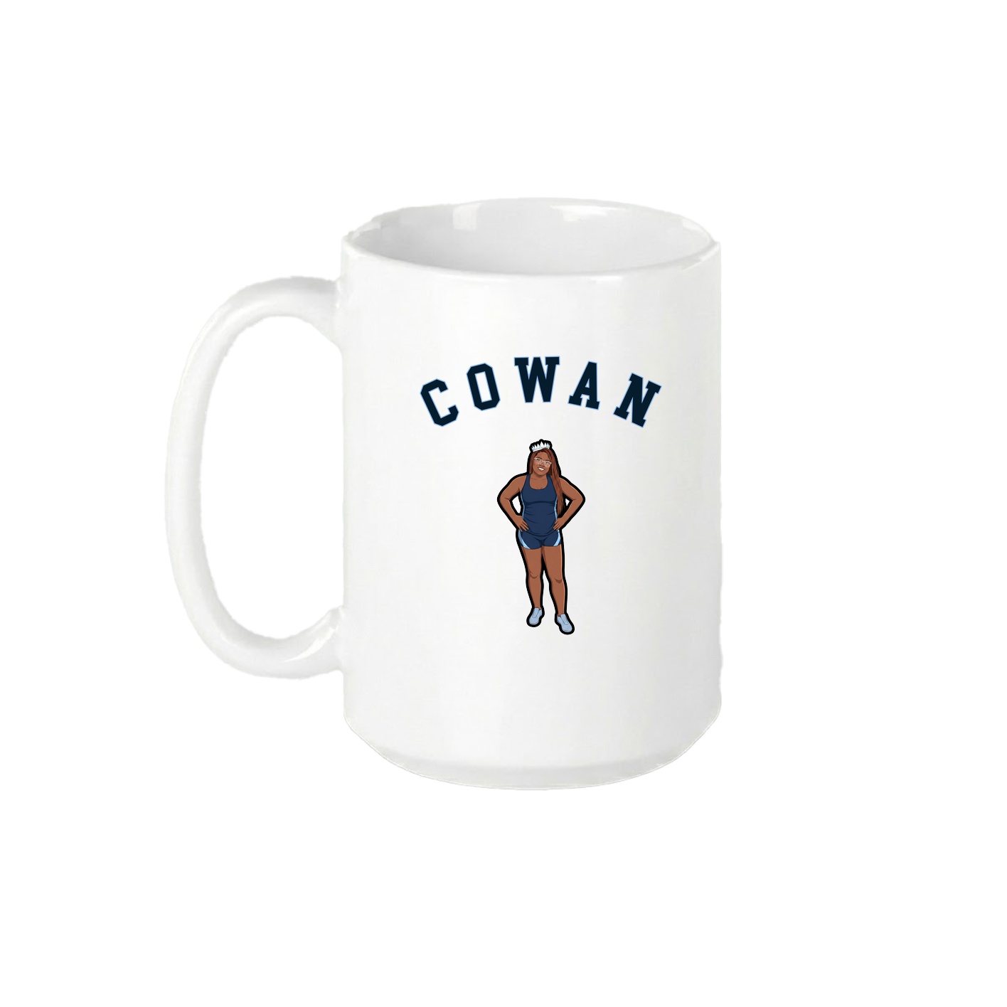 15oz Coffee Mug — Shirsey Arch in White