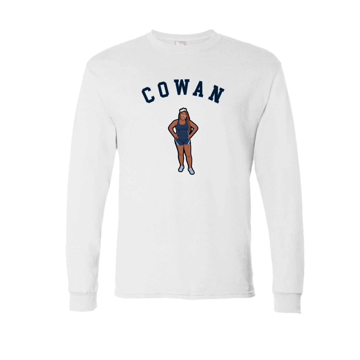 Long Sleeve Tee — Shirsey Arch in White