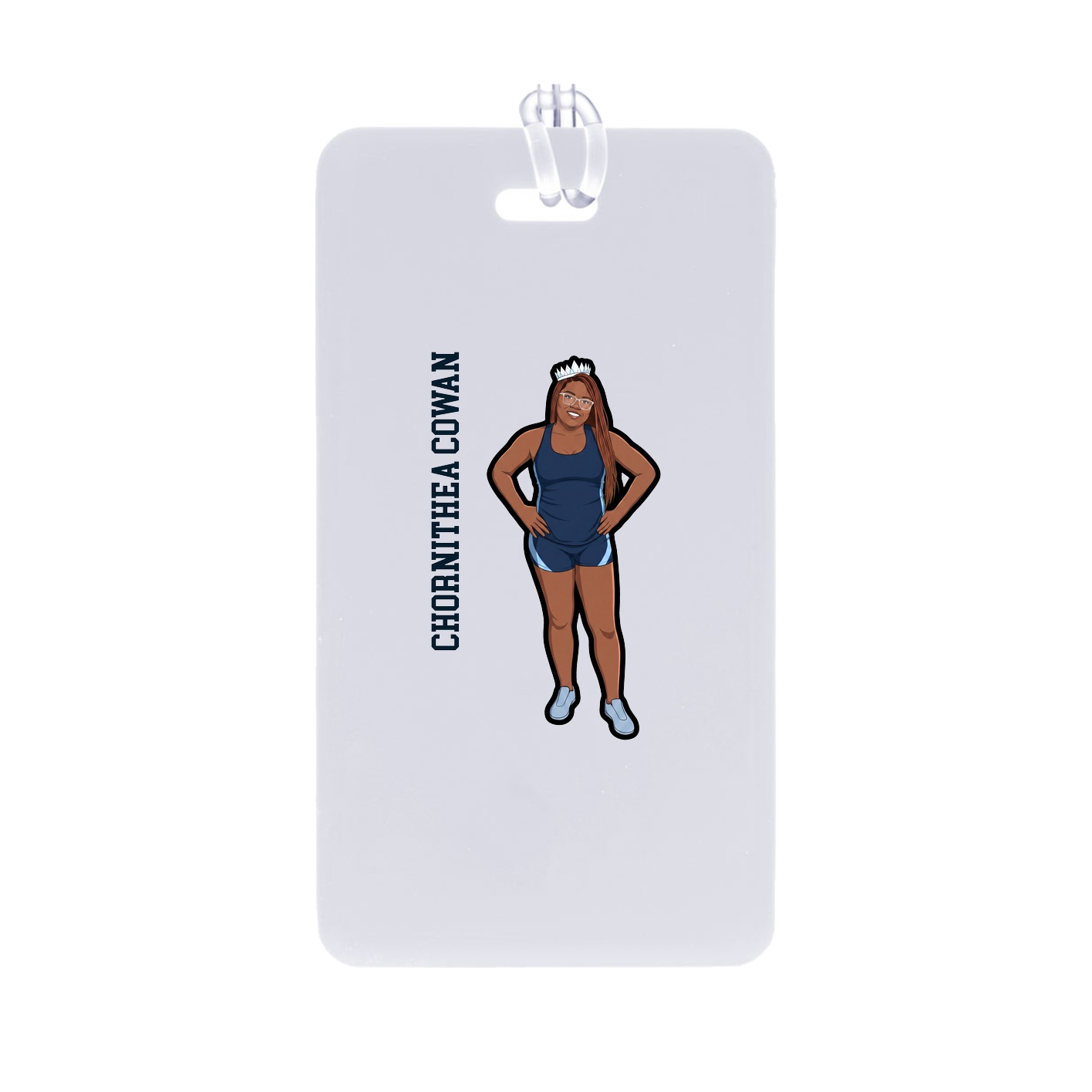 Bag Tag — Name Vertical in Classic