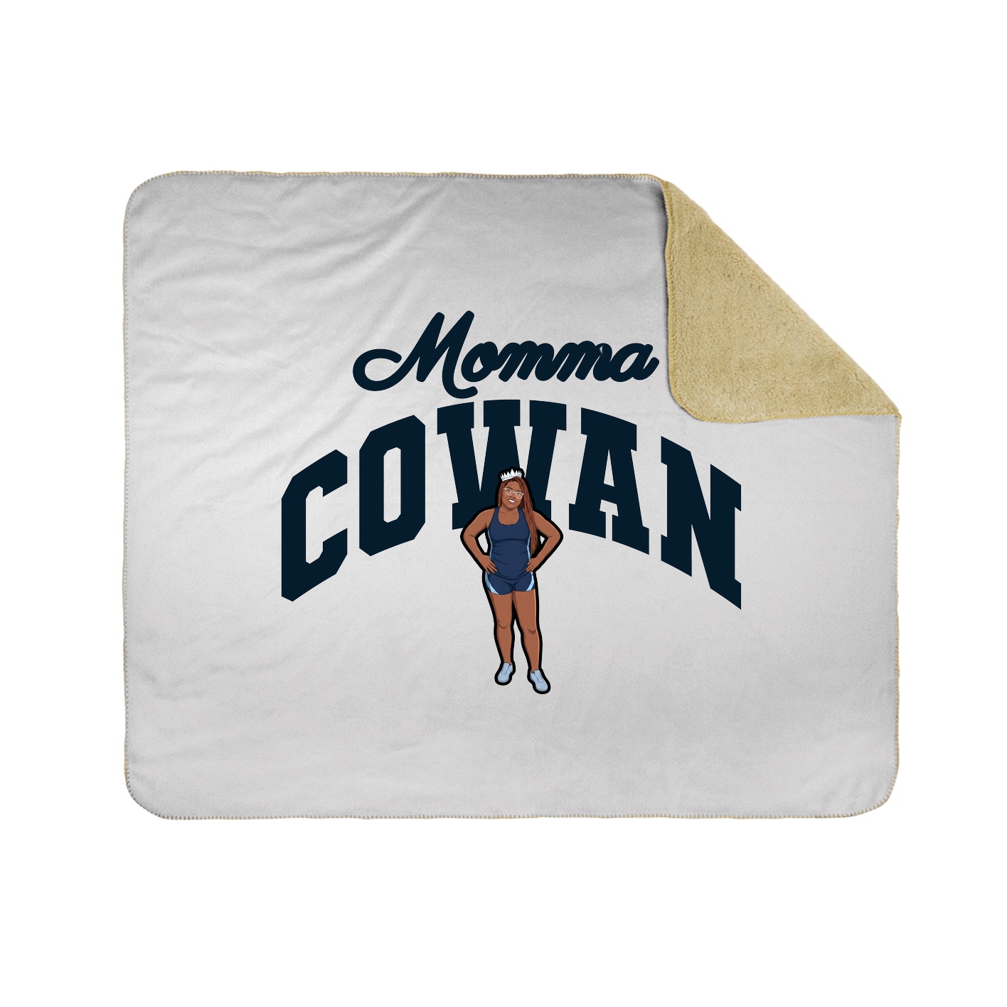 Throw Blanket — Mothers Day Arch in White