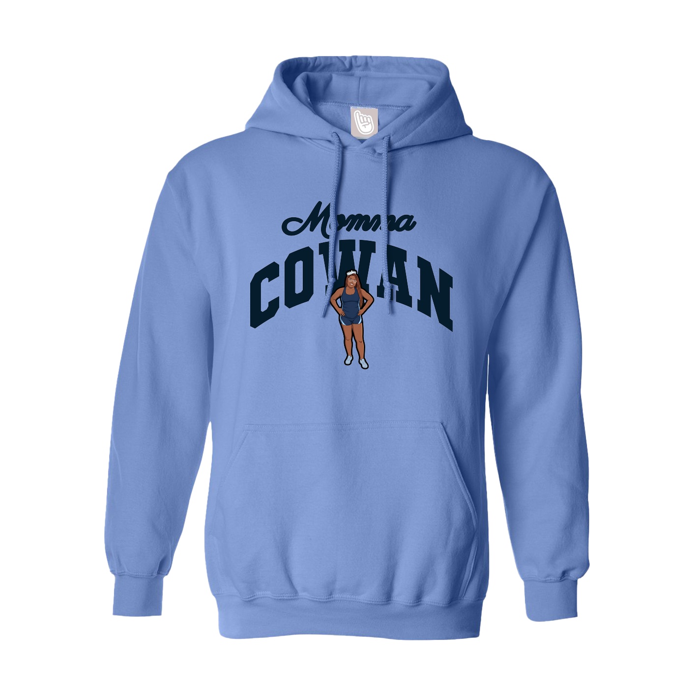 Hoodie — Mothers Day Arch in Powder Blue