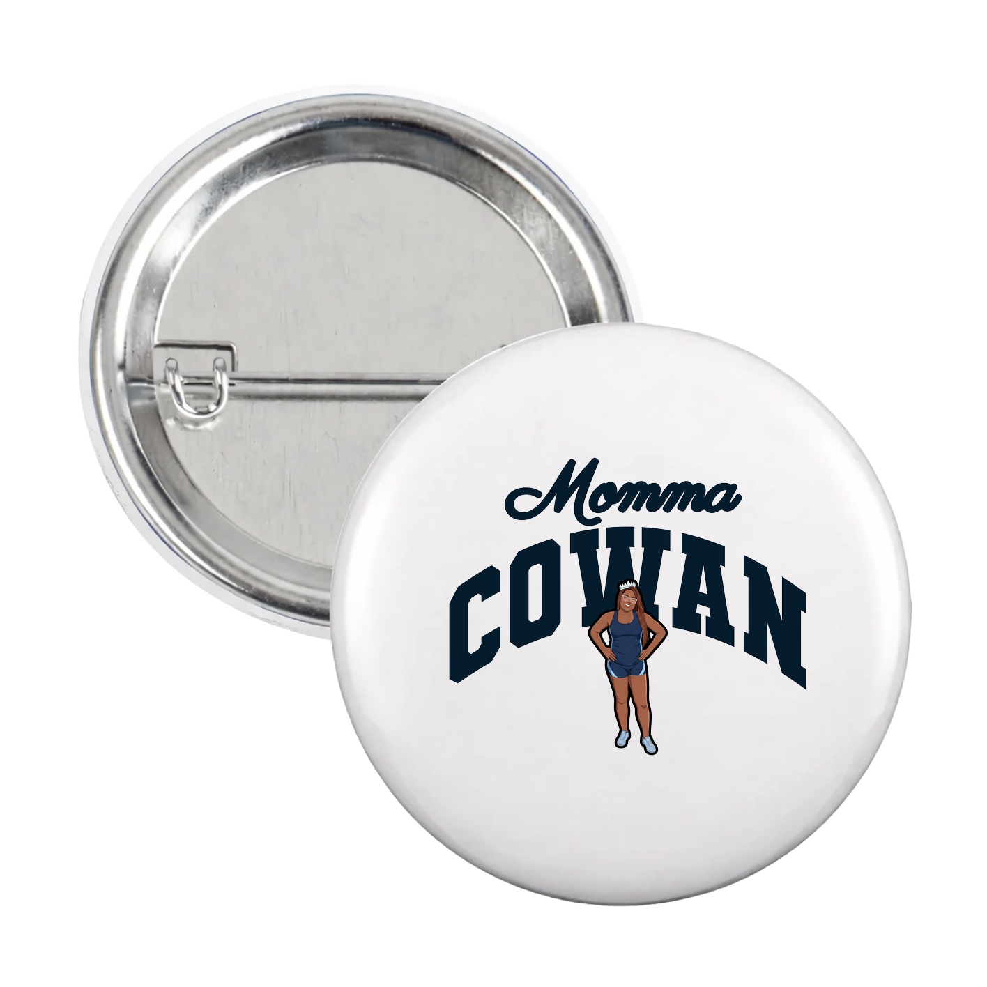 Game Day Button — Mothers Day Arch in White