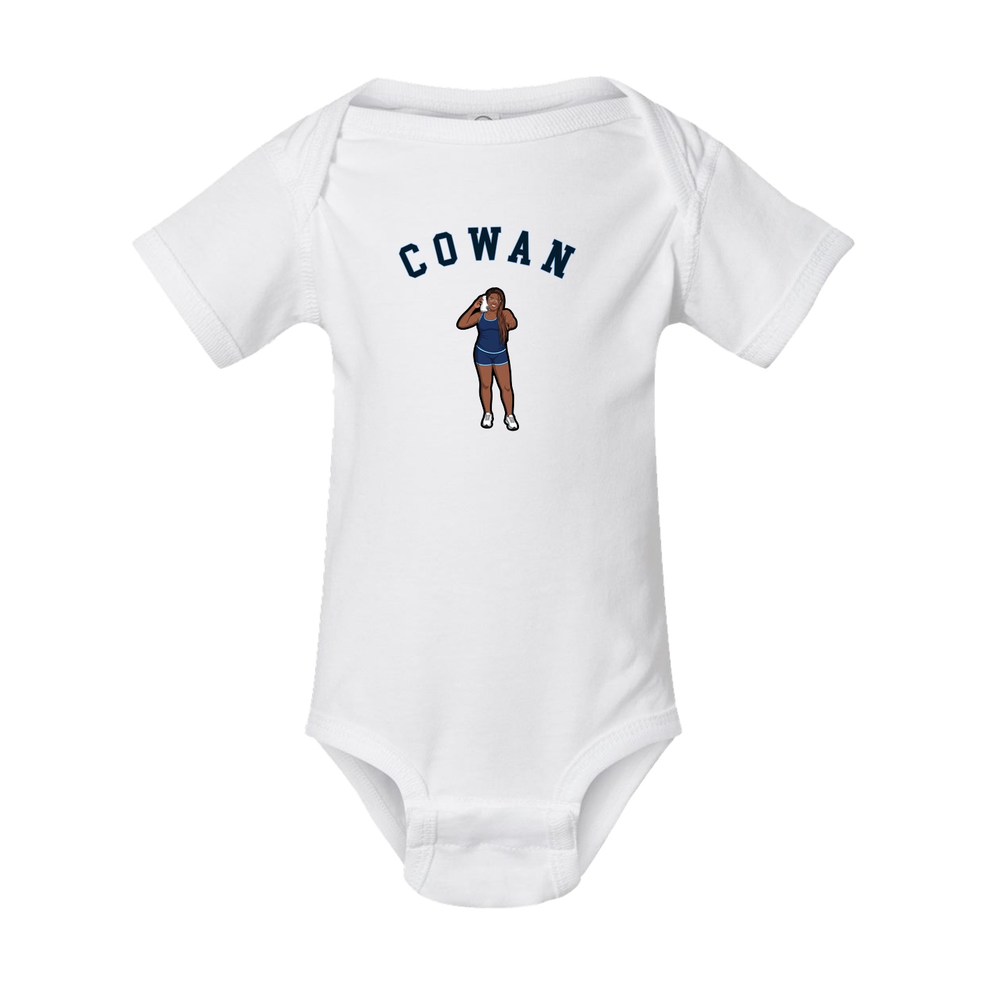 Baby Onesie — Shirsey Arch in White