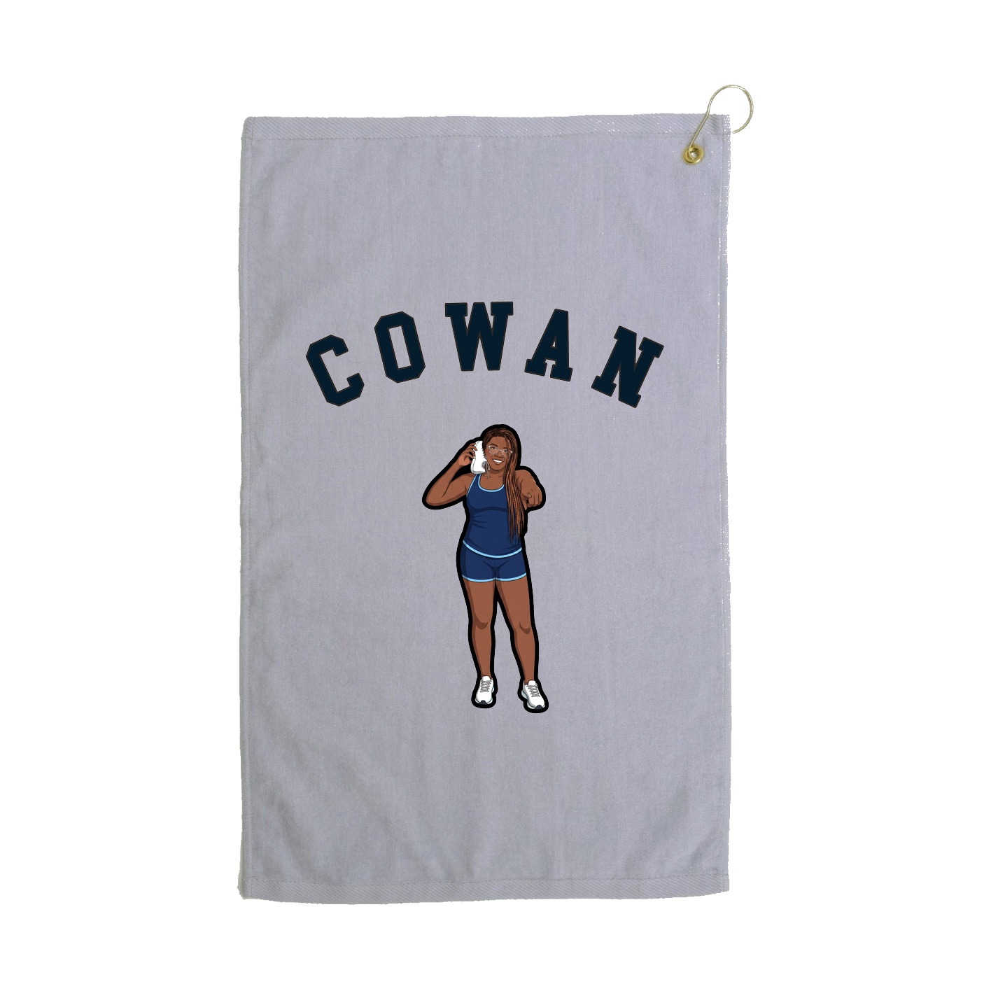 Golf Towel — Shirsey Arch in Grey