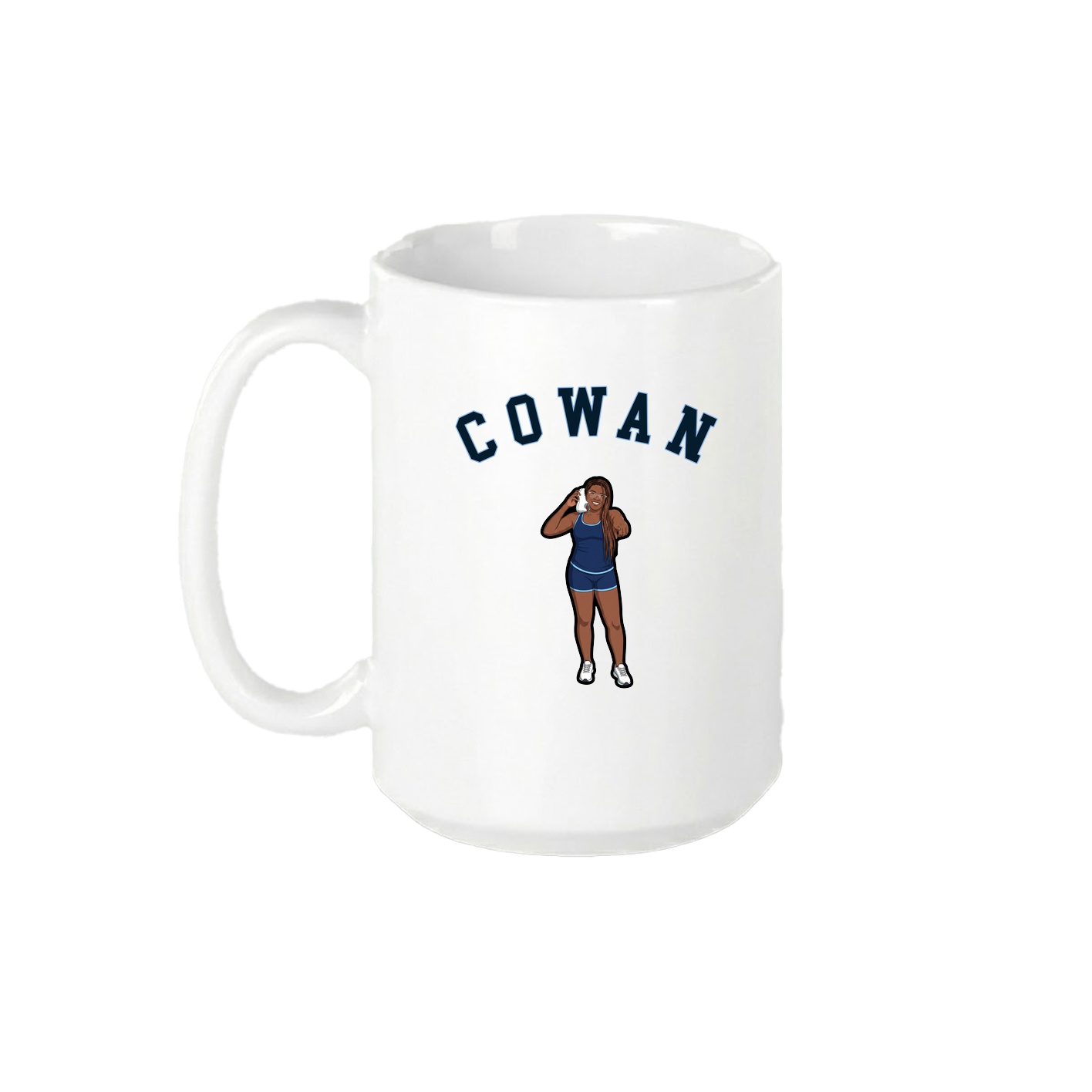 15oz Coffee Mug — Shirsey Arch in White