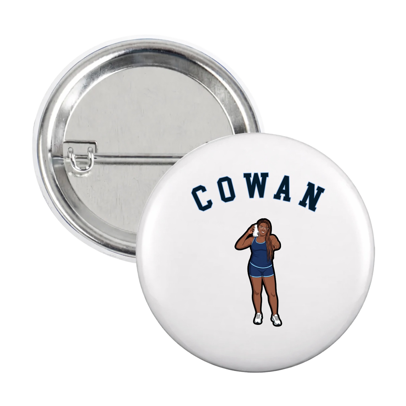 Game Day Button — Shirsey Arch in White