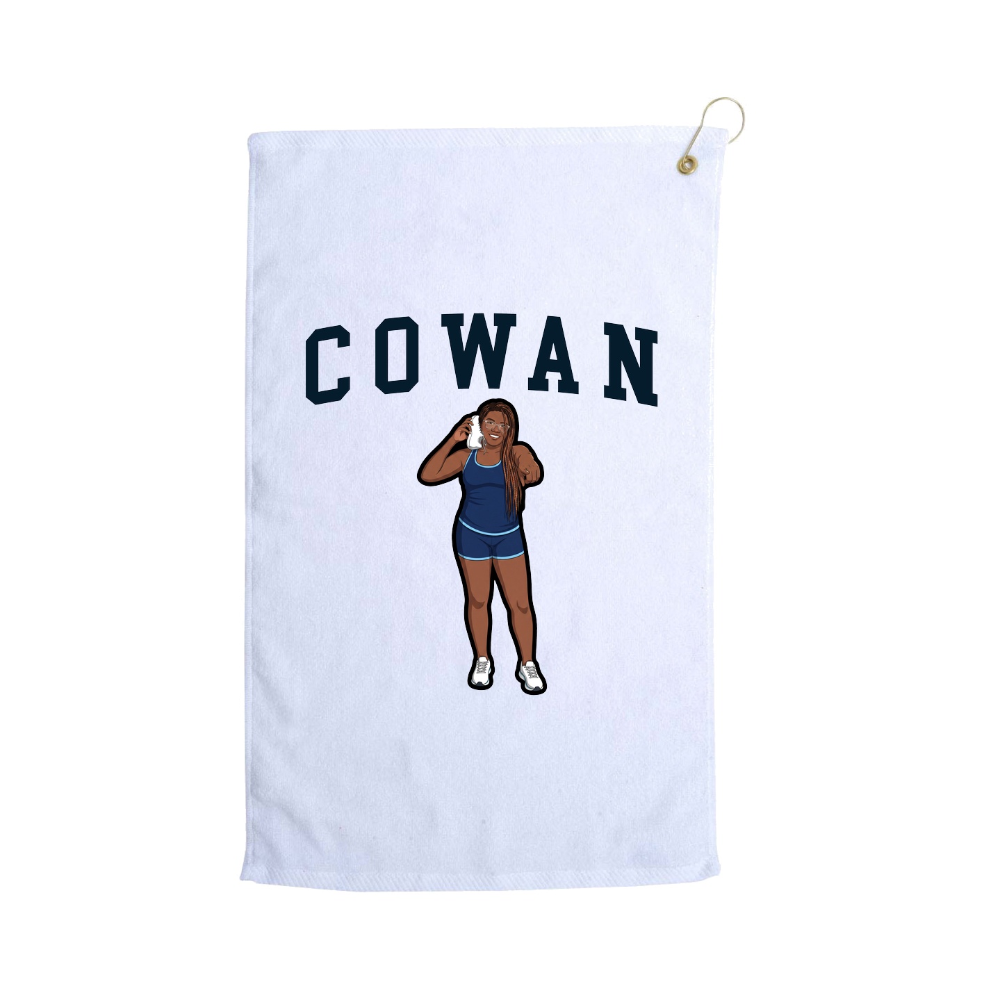 Golf Towel — Shirsey in White