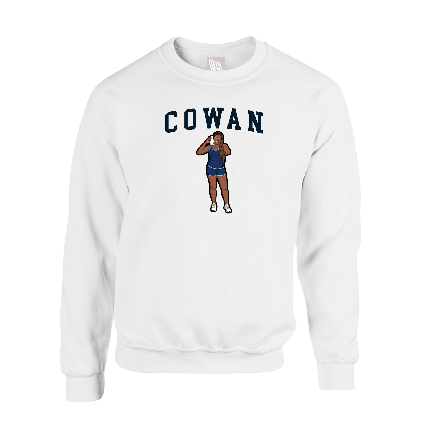 Fleece Crew — Shirsey in White