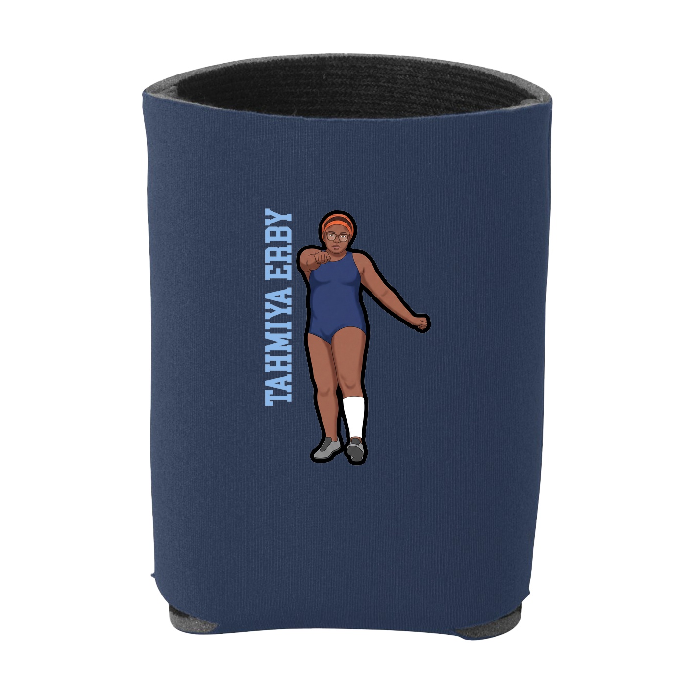 Can Holder — Name Vertical in Navy